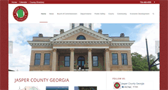 Desktop Screenshot of jaspercountyga.org