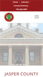 Mobile Screenshot of jaspercountyga.org
