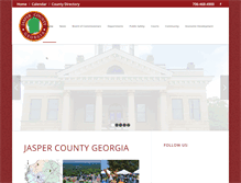 Tablet Screenshot of jaspercountyga.org